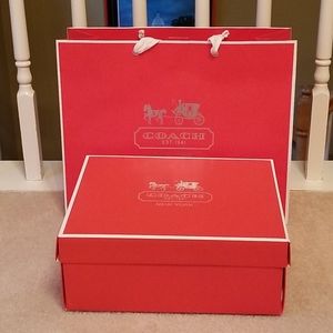 Coach gift box and bag